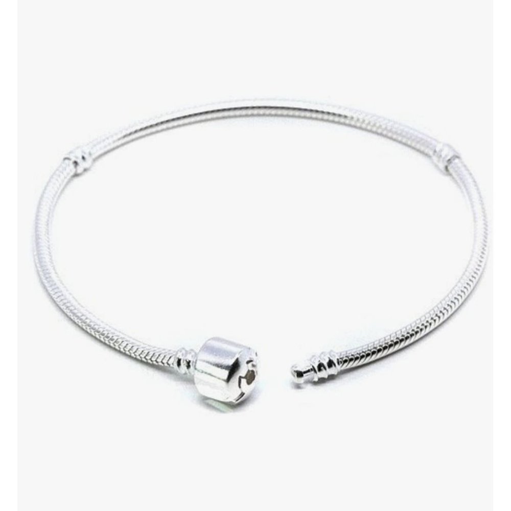 7 in. Sterling Silver (S925) Snake Chain with Premium Mystery Charm